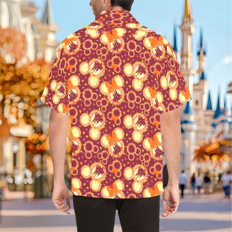 Autumn Leaves Mickey Mouse Disney Hawaiian Shirt