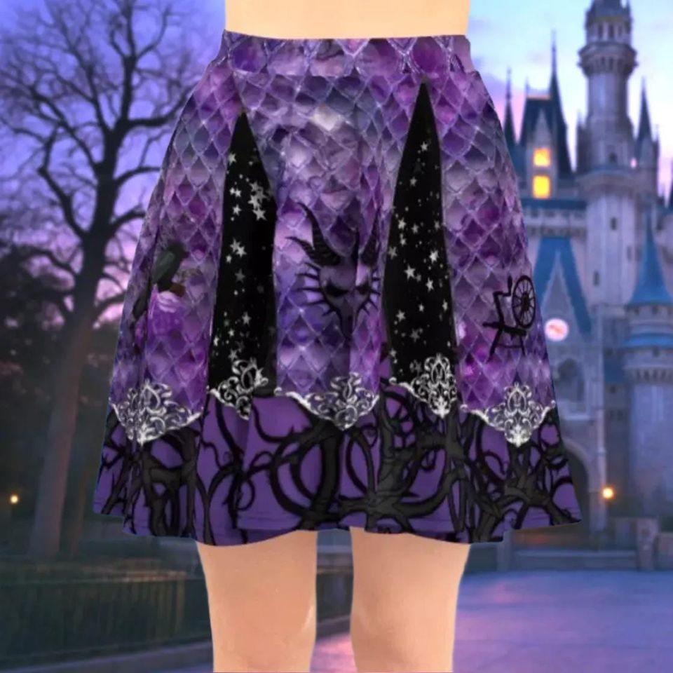 Maleficent Dragon Skater Skirt
