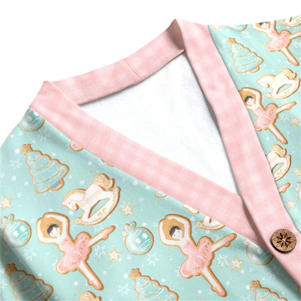 Nutcracker Gingerbread Cookies A Button Up Cardigan Jacket