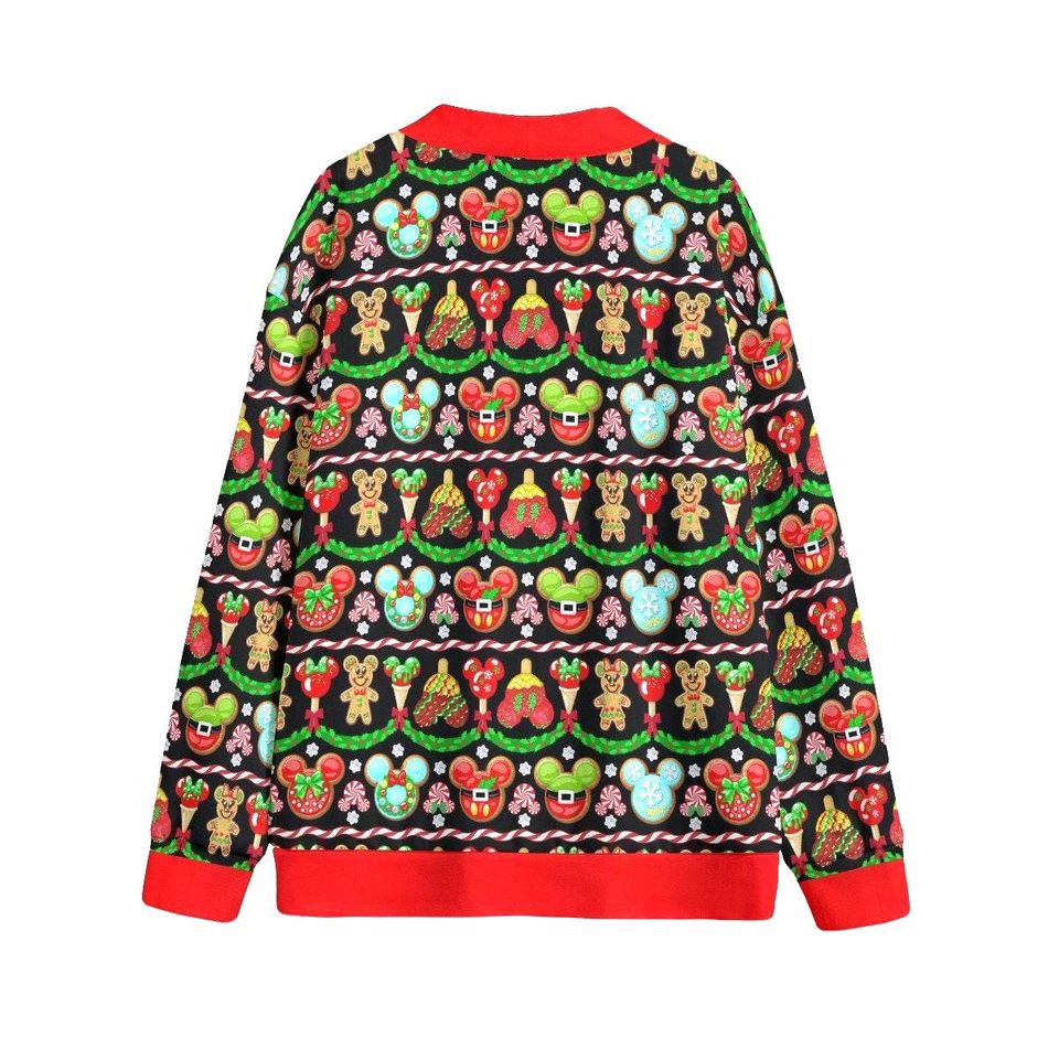 Gingerbread Mickey Button Up Cardigan Jacket
