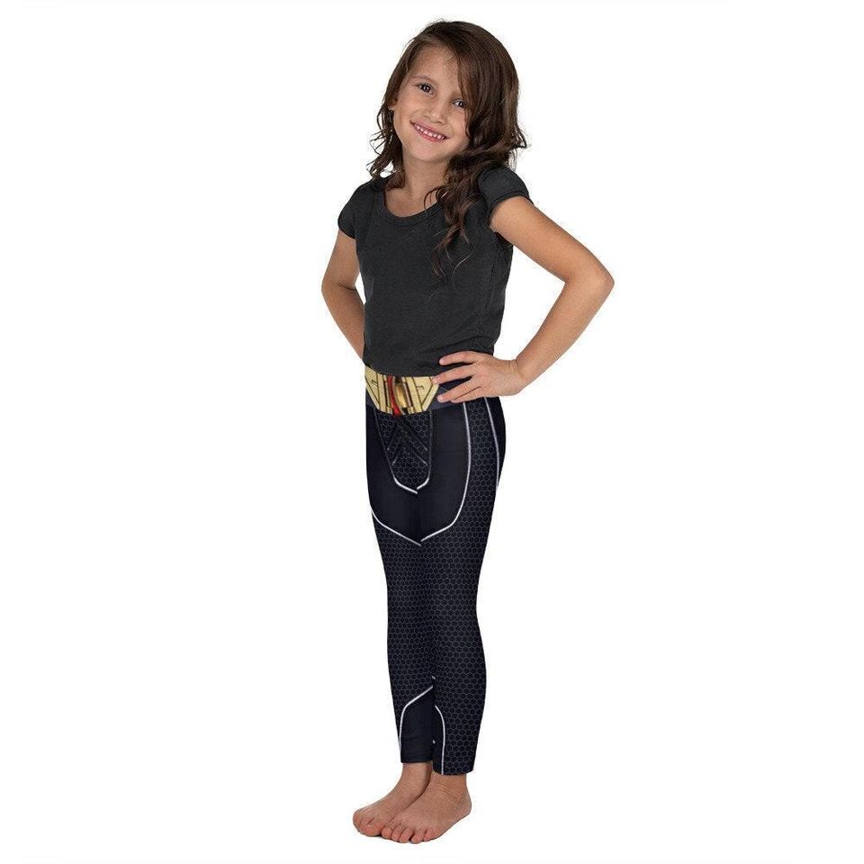Black Widow Kids Leggings - Avengers Natasha Romanoff Activewear