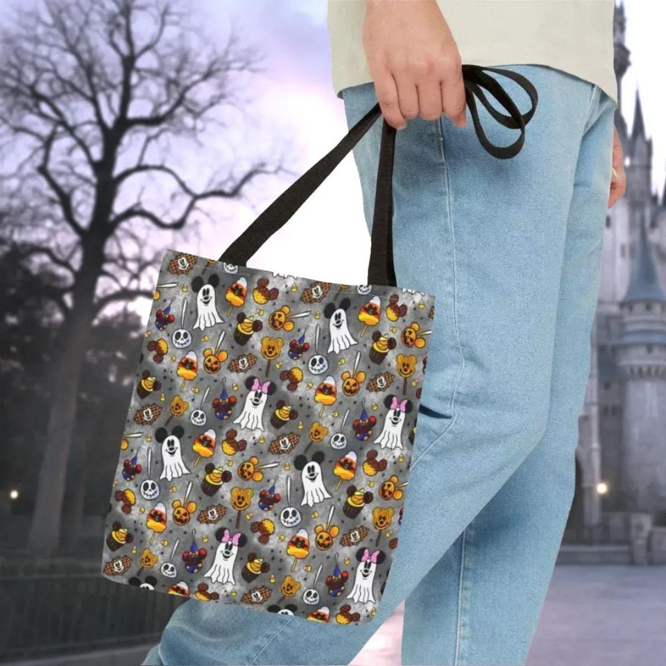 Halloween Mickey Ghosts Tote Bag, Disney Tote Bag Gift