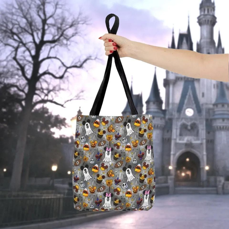 Halloween Mickey Ghosts Tote Bag, Disney Tote Bag Gift