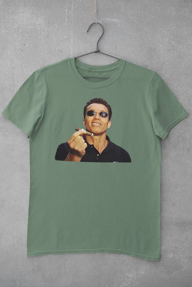 Arnold Schwarzenegger Cigar Shirt
