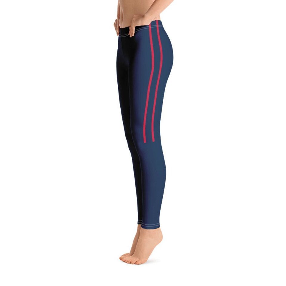New England Patriots Colored Football Team Leggings