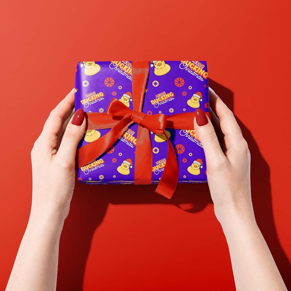 InterestPrint Custom Wrapping Paper With Funny Photo Face, White Wrapping Paper Roll Personalized Gift Wrap Paper 58x23 For Mom Dad Grandma Grandpa Birthday Wedding 5 Roll