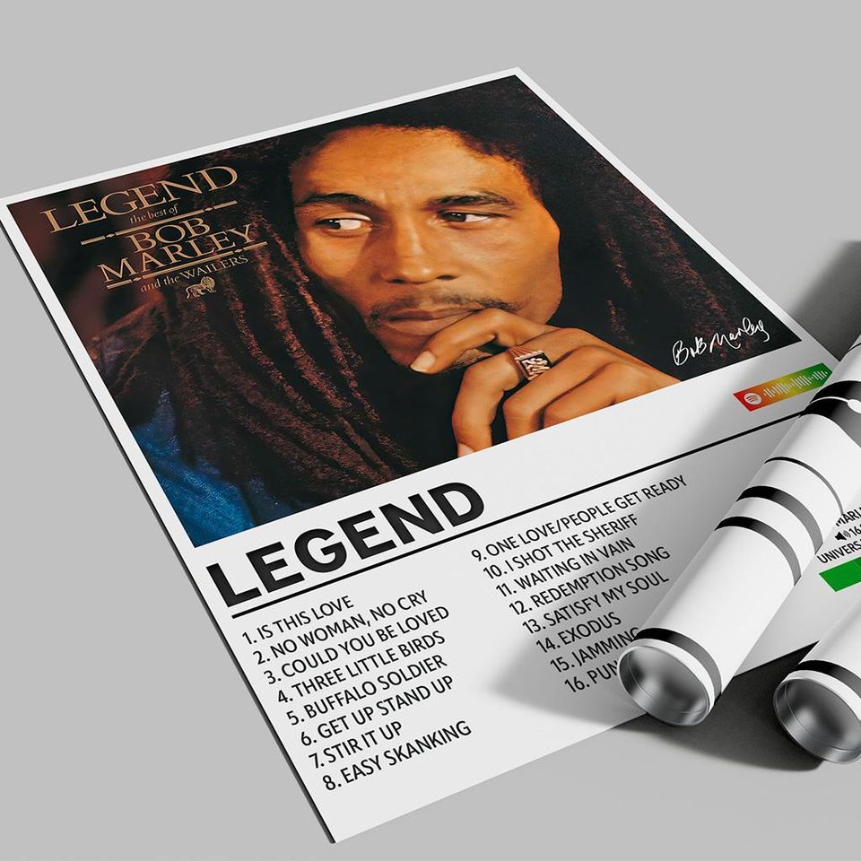 Bob Marley - Legend Album Poster