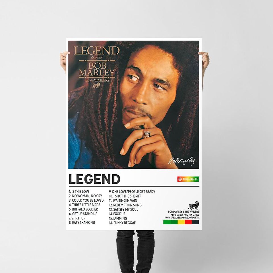Bob Marley - Legend Album Poster