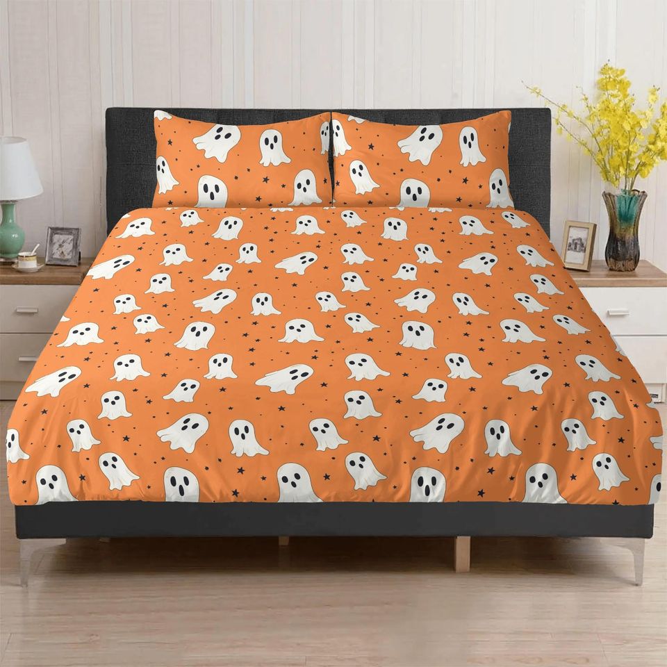 Boo Halloween Bedding set, Vintage Halloween Decoration