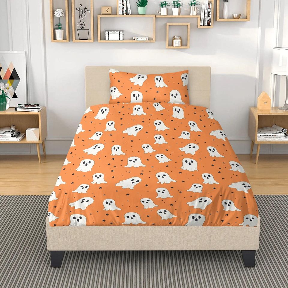 Boo Halloween Bedding set, Vintage Halloween Decoration