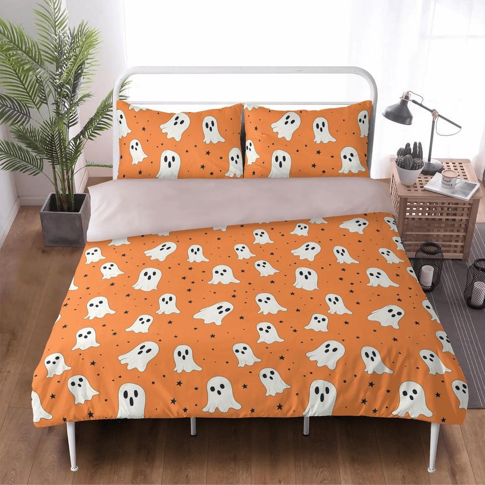 Boo Halloween Bedding set, Vintage Halloween Decoration