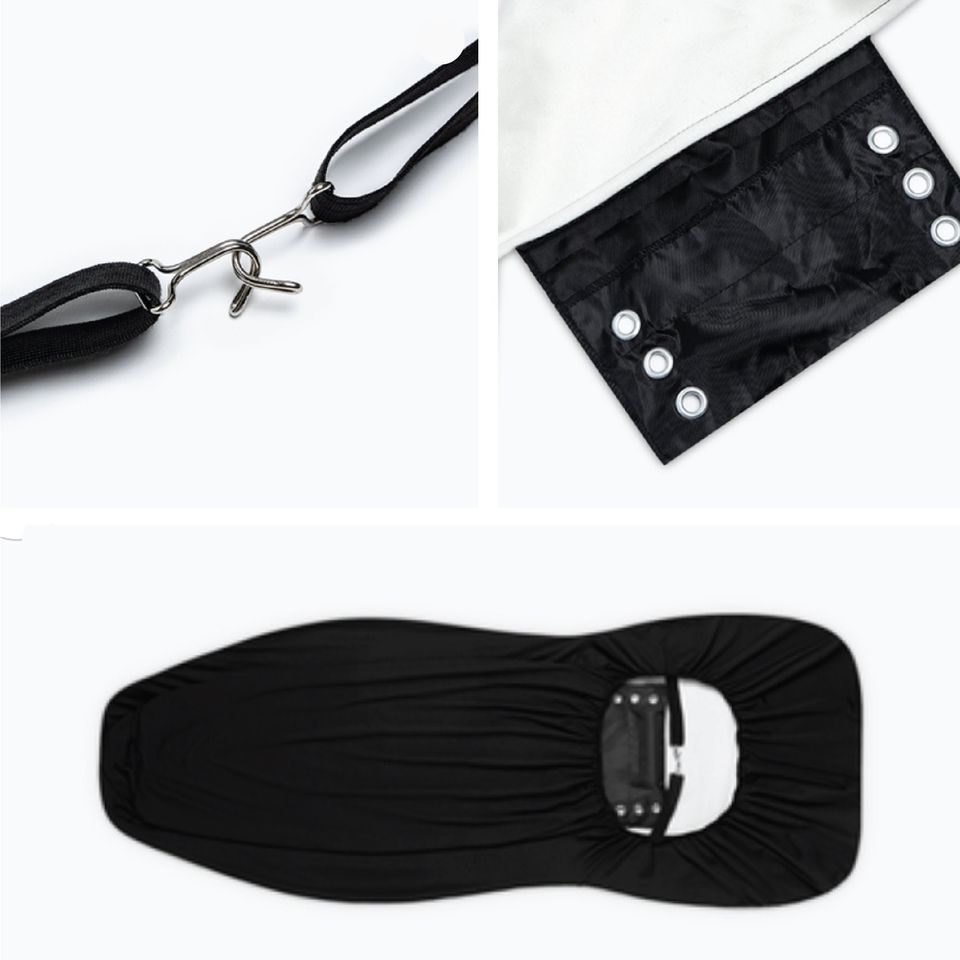 Sage green daisy car seat covers