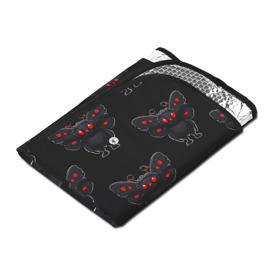 Black and Red Mothman Car Sun Shade by WOTW Printables