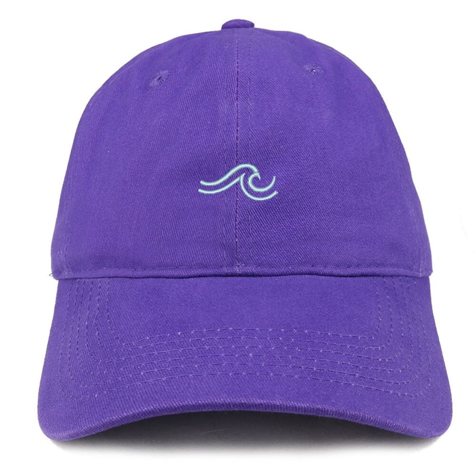 Stitchfy The Wave Embroidered 100% Cotton Adjustable Cap Dad Hat
