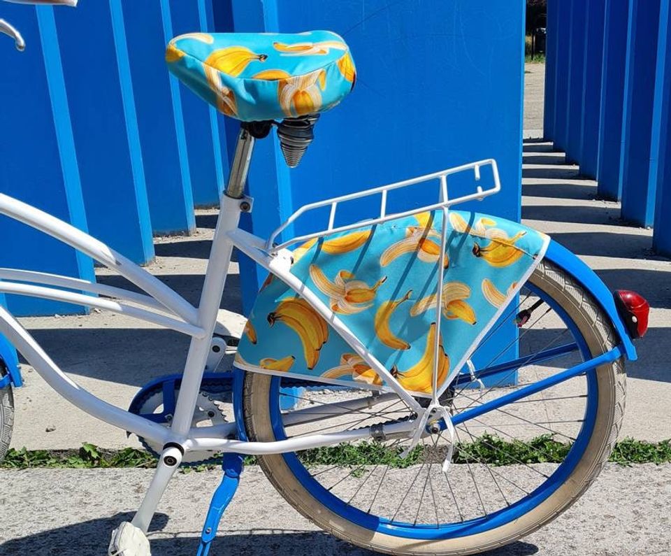 Saddle cover bananas WATERPROOF