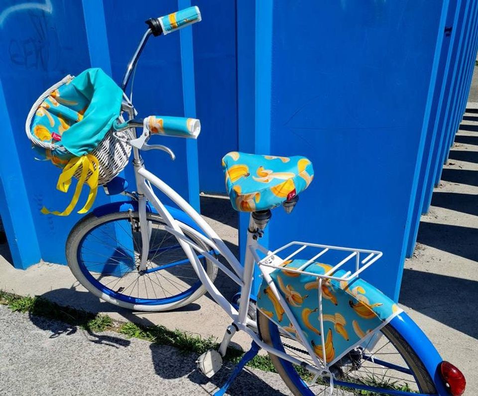 Saddle cover bananas WATERPROOF