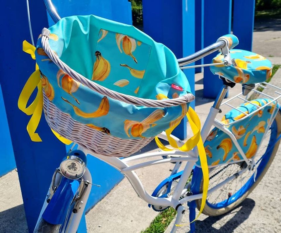 Saddle cover bananas WATERPROOF