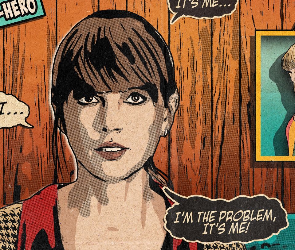 Tay.lor S.wi.ft - Anti-Hero Vintage Poster