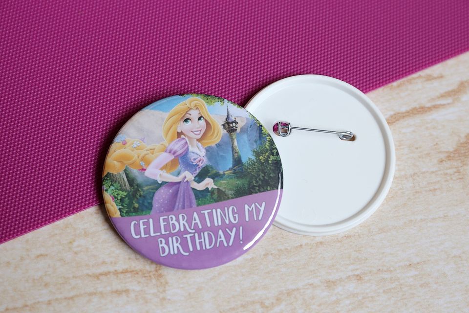 Disney Button | Tangled Pin Badge