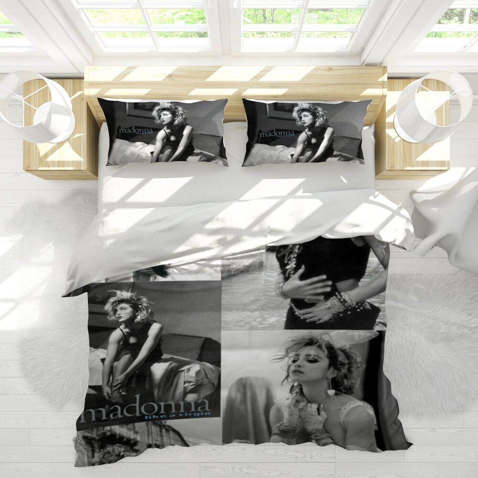 80s Madonna Marilyn Monroe Bedding Set - Celebrity Beding Set