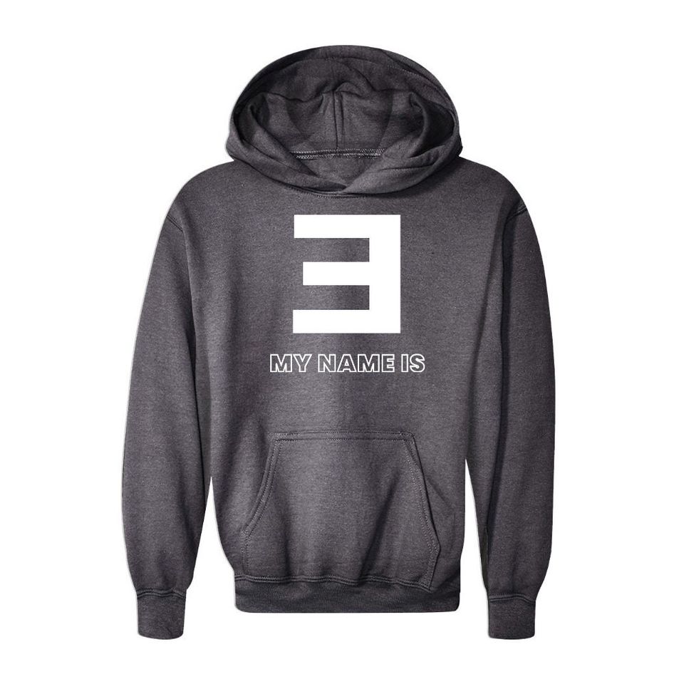 Eminem Logo My Name Is Youth Hoodie Pullover