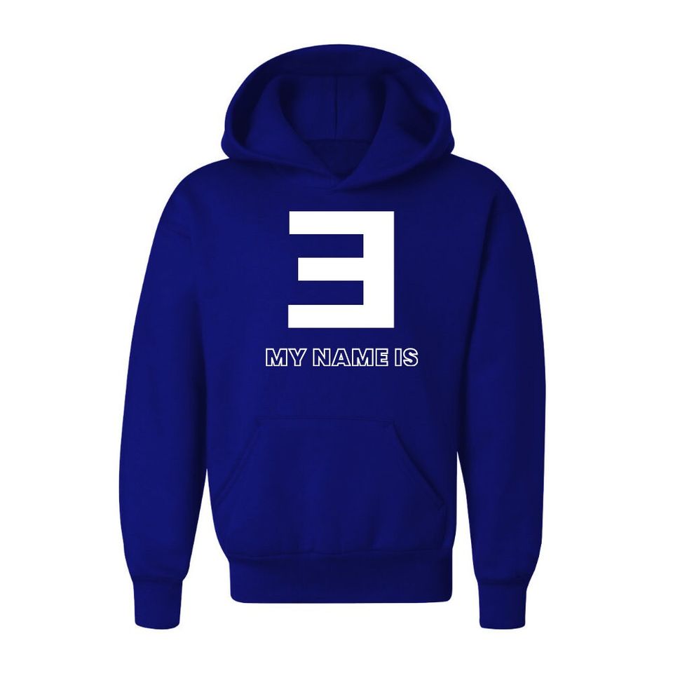 Eminem Logo My Name Is Youth Hoodie Pullover
