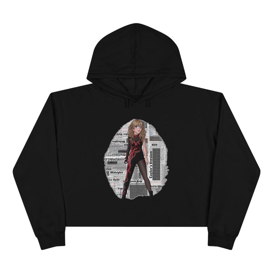 reputation eras Crop Hoodie