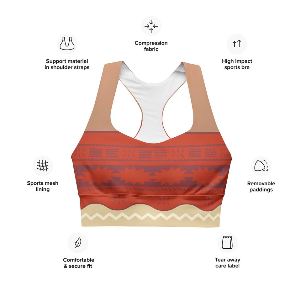 Pacific Princess Longline sports bra