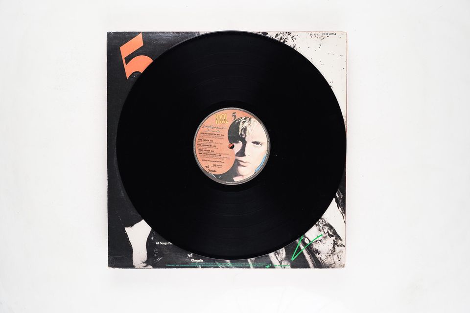 Billy Idol - Whiplash Smile - Vinyl LP Record - 1986