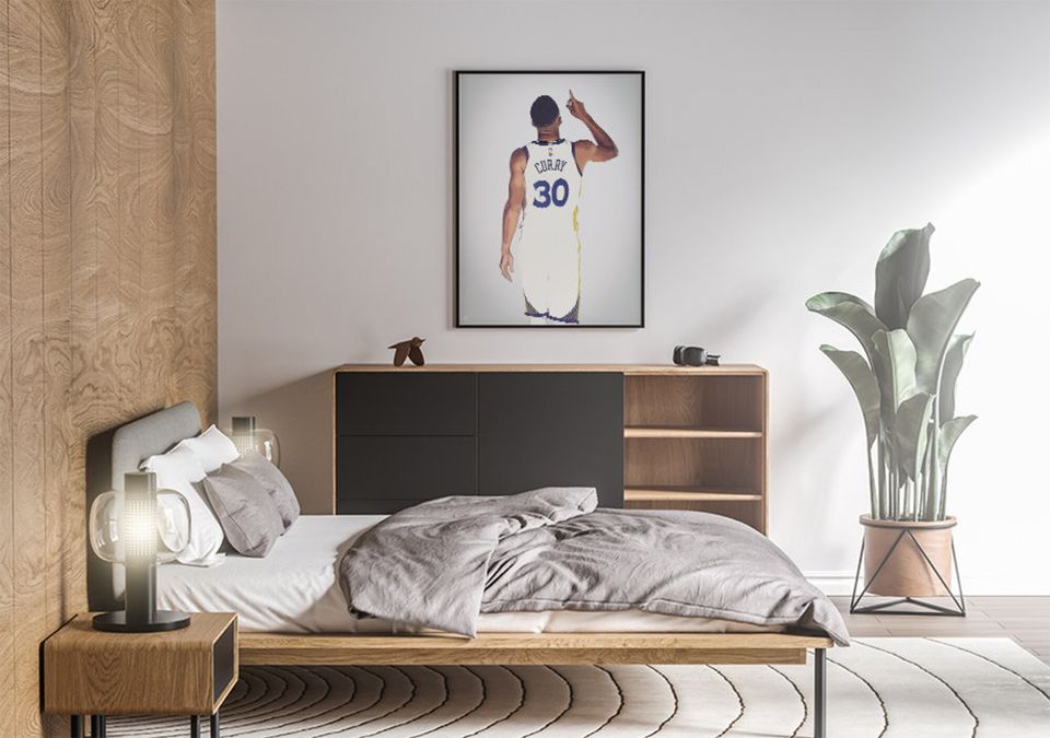 Stephen Curry Poster, Warriors Poster, NBA Poster