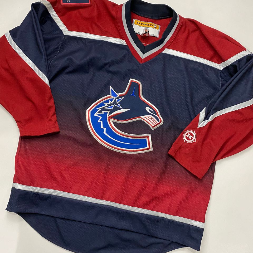 90's Koho Vancouver Canucks Gradient NHL Hockey Jersey