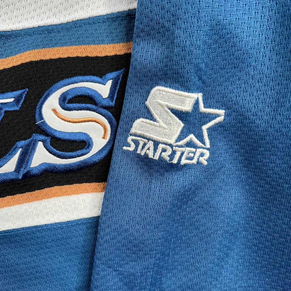 90s Joe Juneau Washington Capitals Screaming Eagle Starter Jersey Mens XL