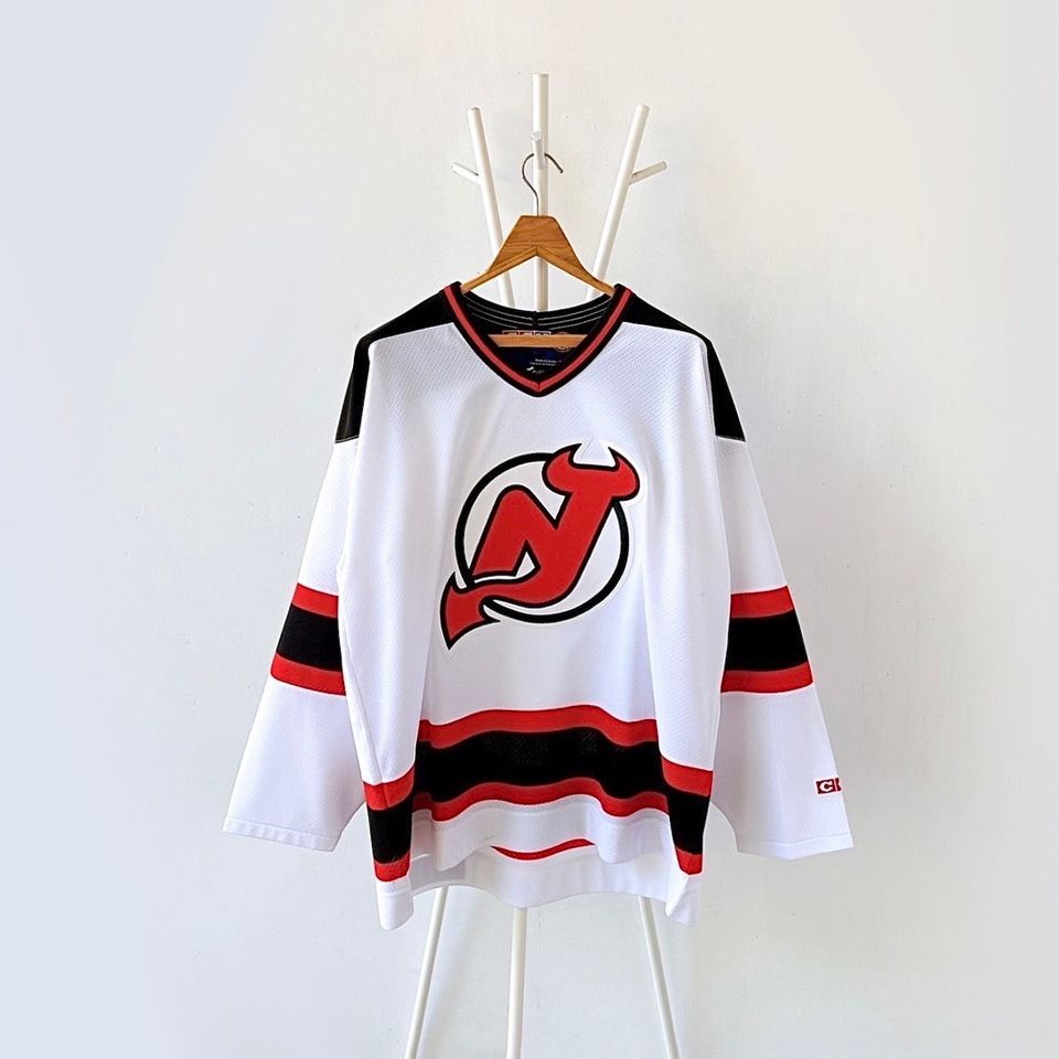 90s New Jersey Devils NHL Jersey/ L