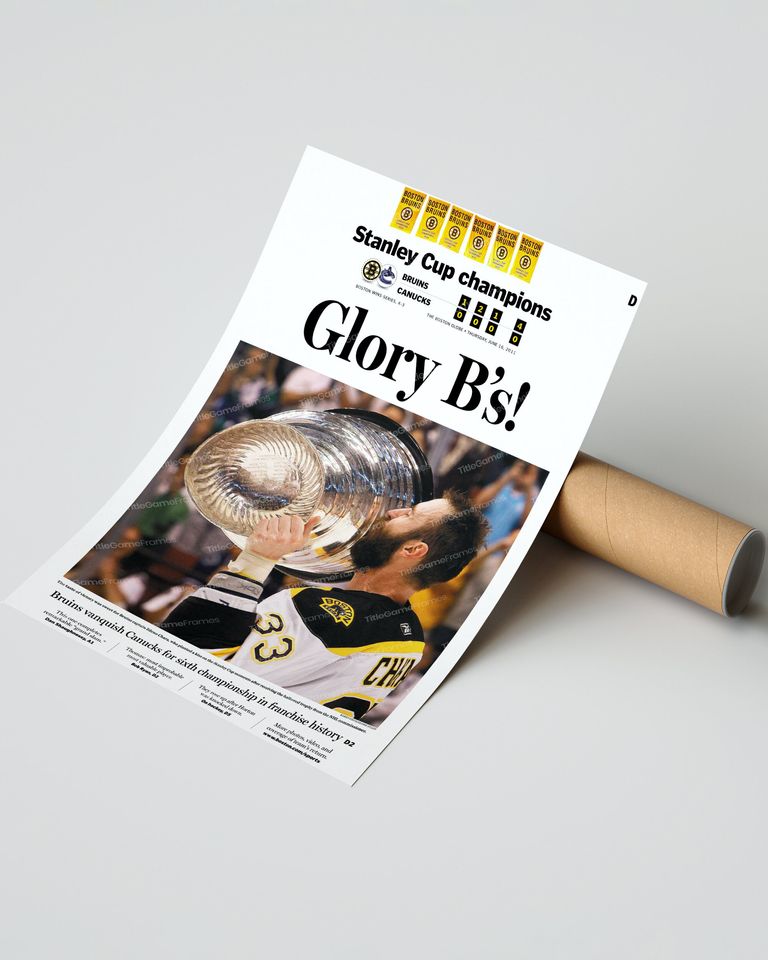2011 Boston Bruins Stanley Cup Champions "Glory B's!"