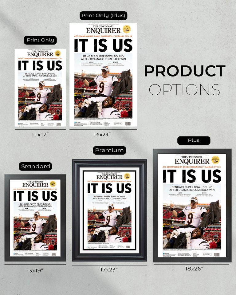 2022 Cincinnati Bengals It Is Us AFC Championship Game  (NO Framed) Poster