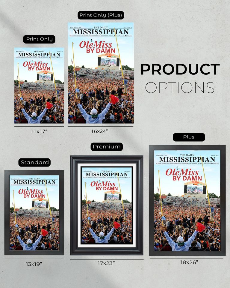 2014 Ole Miss Upsets Albm Crimson Tide (NO FRAMED) Poster