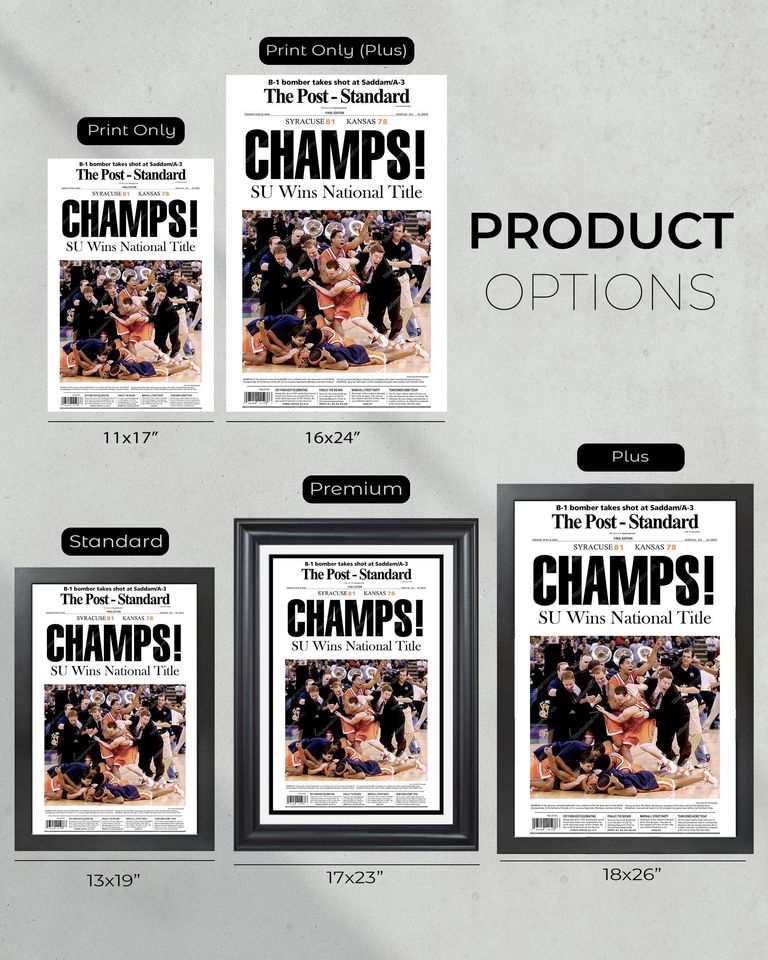 2003 Syracuse Orangemen NCAA College Basketball Champions