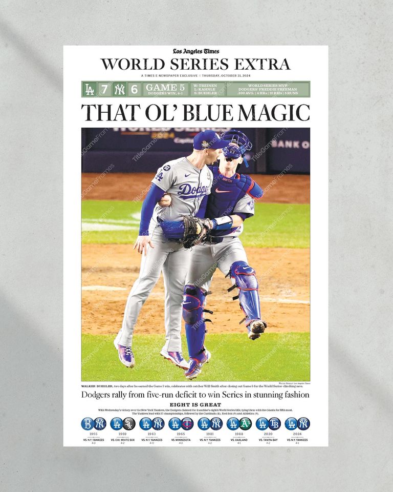 2024 LA Dodgers World Series Champions