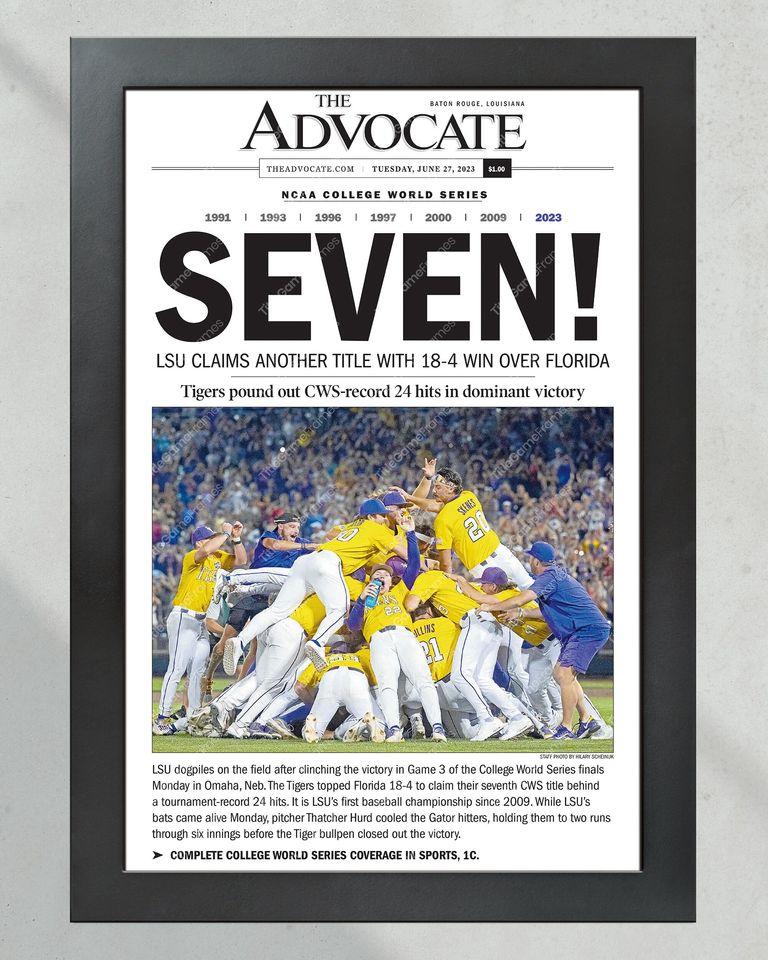 2023 LSU Tigers SEVEN! College World Series Champions