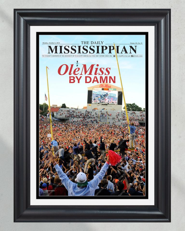 2014 Ole Miss Upsets Albm Crimson Tide (NO FRAMED) Poster