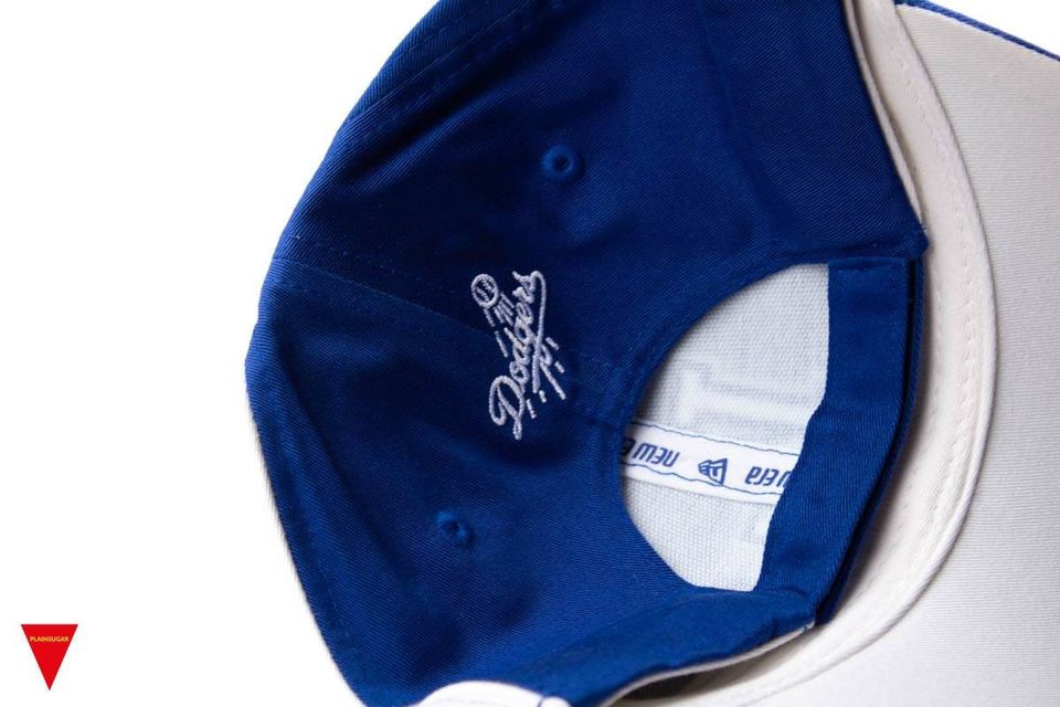 90s New Era LA Dodgers Baseball Cap - Blue & White