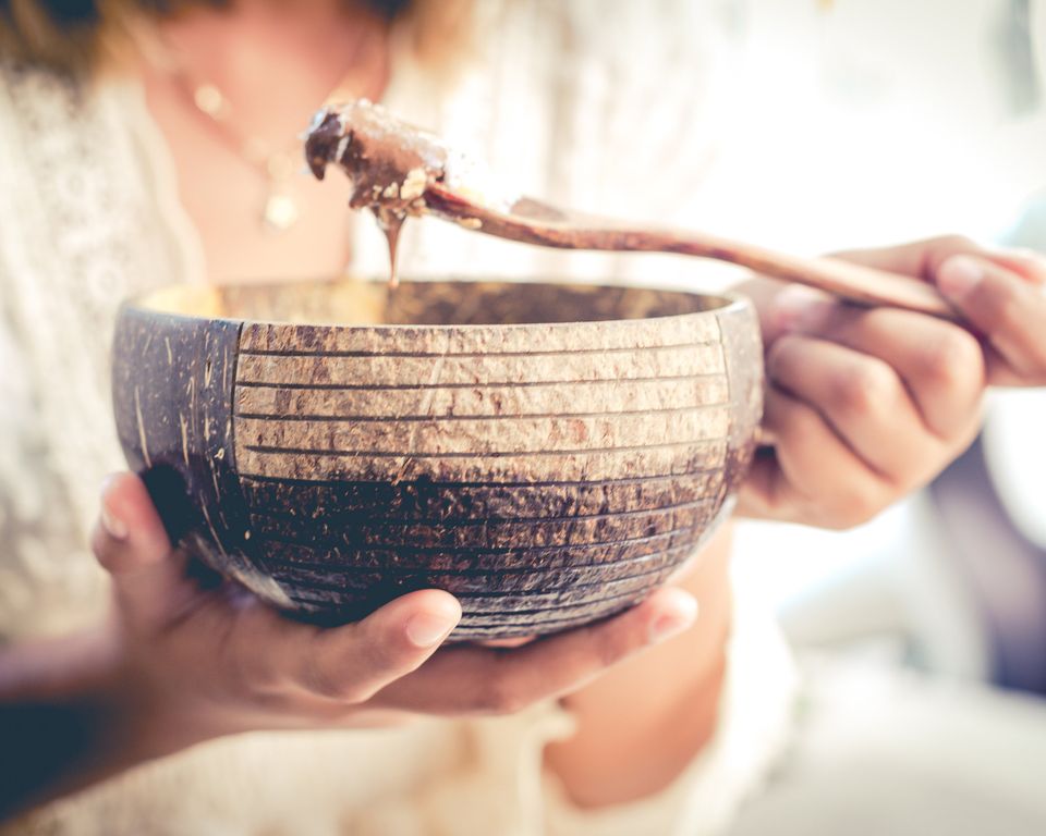 Natural Coconut Bowls & Spoons
