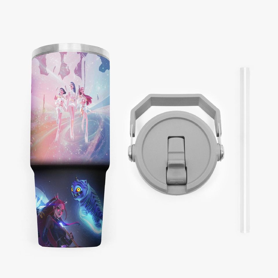 K-Pop Demon Hunters - 30 oz Flip Straw Tumbler