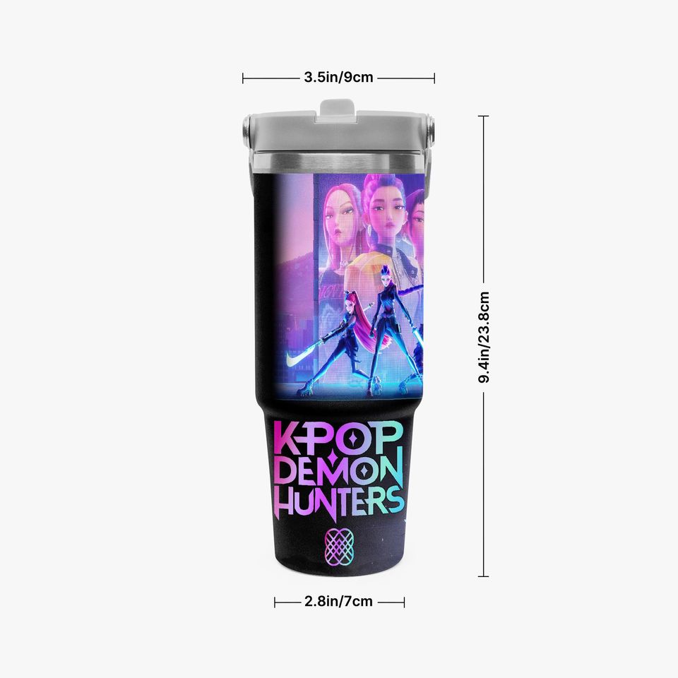 K-Pop Demon Hunters - 30 oz Flip Straw Tumbler