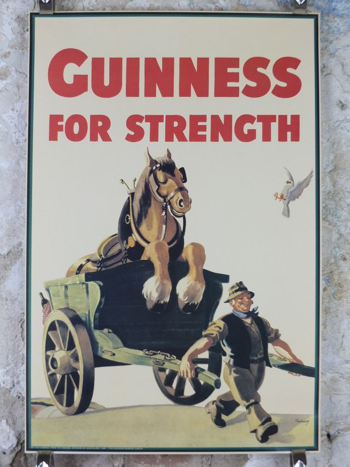 1990s Guinness for Strength Poster