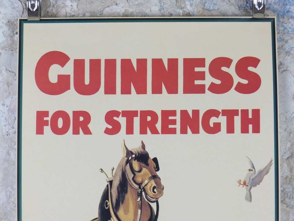 1990s Guinness for Strength Poster