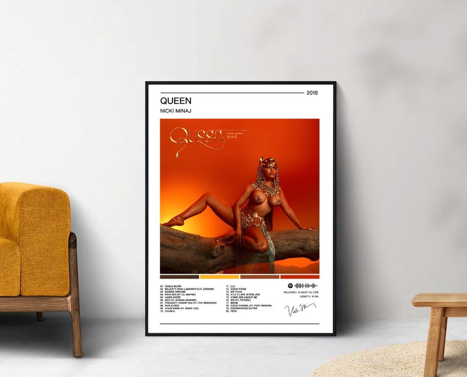 Nicki Minaj | Queen Album Poster | Merch