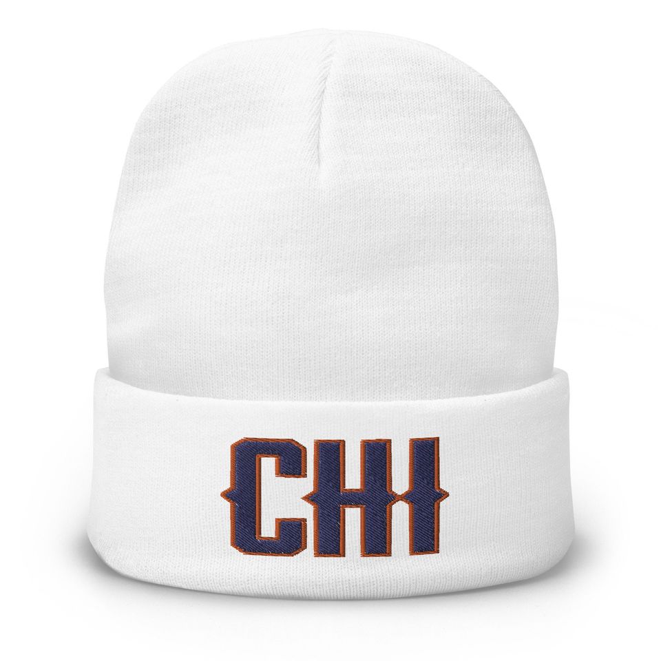 Chicago Football Retro CHI Winter Beanie Cap Hat