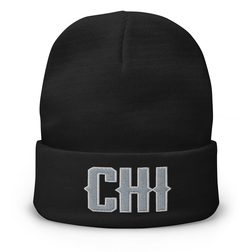 Chicago Football Retro CHI Winter Beanie Cap Hat