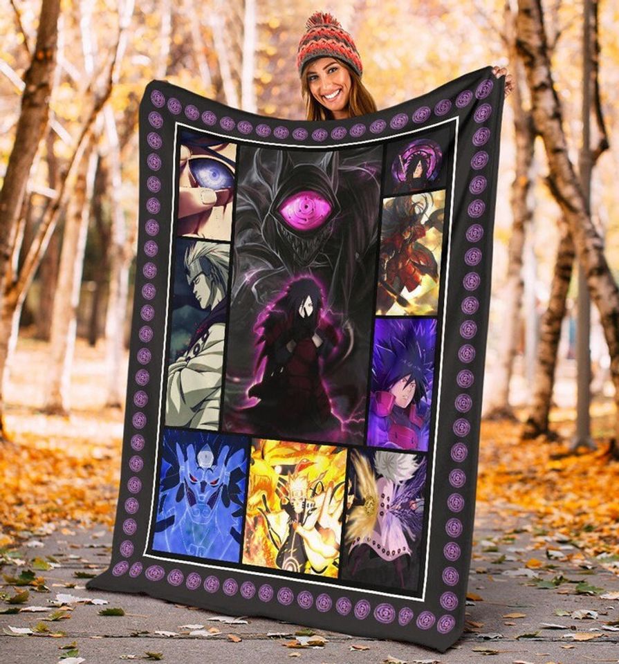 Madara Uchiha NARUT0 Sherpa Fleece Blanket